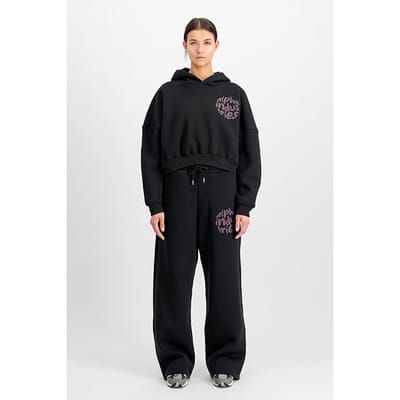 Alpha Industries Logo Hoodie Black Size: XS | Hoodies Outlet | Dames | Zwart