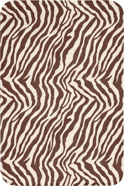 Badmat 60x90 cm - Antislip - Zebra - Patroon - Zwart - Wit - Badmatten voor badkamer - Badkamermat - Douchemat - Badkamer mat