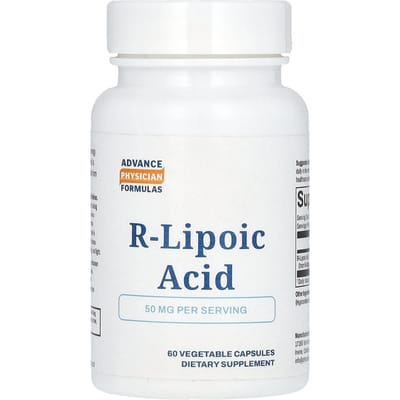 Advance Physician Formulas, R-liponzuur, 50 mg, 60 capsules