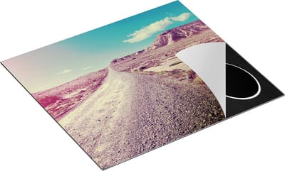 Chefcare Inductie Beschermer Pad in het Woestijn Landschap met de Zon - 60x50 cm - Afdekplaat Inductie - Kookplaat Beschermer - Inductie Mat