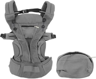 Baby Zitje Drager - Draagriem Baby - Veilig Vervoer - Ademend EVA Materiaal - 27x23x16cm Pakket - Donkergrijs