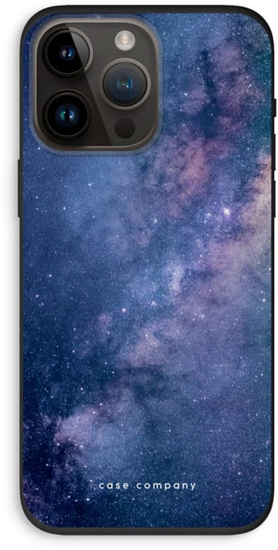 Case Company® - Hoesje geschikt voor iPhone 14 Pro Max hoesje - Nebula - Biologisch Afbreekbaar Telefoonhoesje - Bescherming alle Kanten en Schermrand
