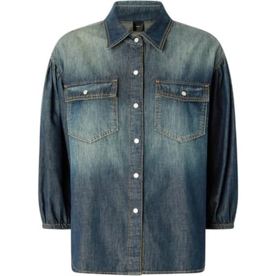 Overhemden voor dames Pinko - danae shirt licht denim - denim