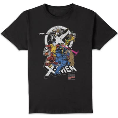 X-Men Super Team Men's T-Shirt - Black - S - Zwart