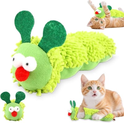 Catnip Speelgoed - Pluchen Kattenspeeltje met Kattenkruid voor Mondgezondheid en Actieve Vermaak