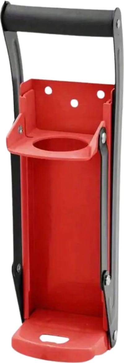 Bovista Blikjespers - Blikkenpers - Blikpers - Can Crusher - 25cl - 33cl - Muur - Rood