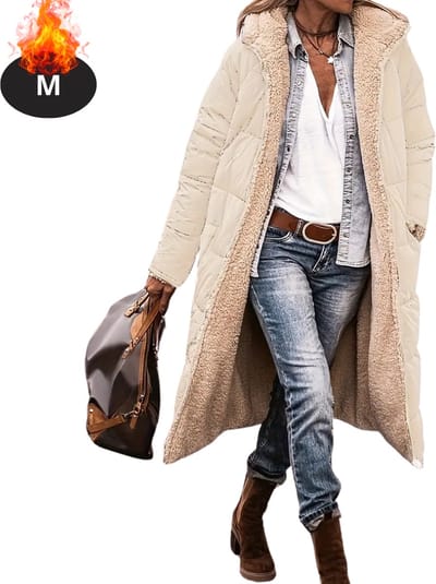 Livano Winterjas - Parka - Dames - Winter - Jas - Volwassen - Stijlvol - Beige - M