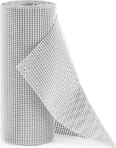 SWILIX ® Antislipmat voor Kasten en Lades, Douchemat - Badkamermat - Badmat, Dienblad, Vloer - 4 meter Rol - Anti Slip Mat - 400 x 30 cm - Wit