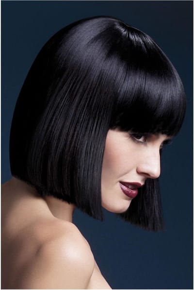 Blunt Cut pruik zwart