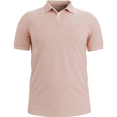 Timberland Millers River Printed Short Sleeve Polo Tropical Peach Taglia: L | Polo Outlet | Uomo | Arancia