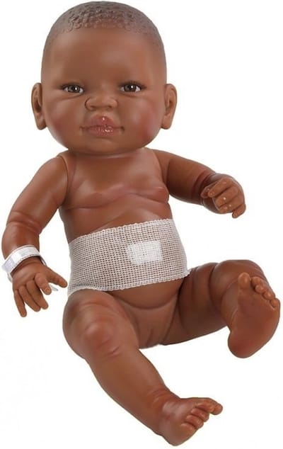 Paola Reina babypop meisje met navelband in zak 45cm