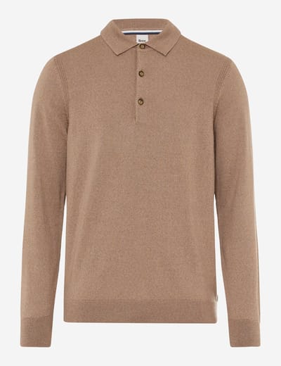 Brax Heren Trui  Style PASCAL cappucino, lichtbruin, maat XL