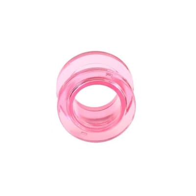 5 mm screw fit tunnel acryl roze - LMPiercings