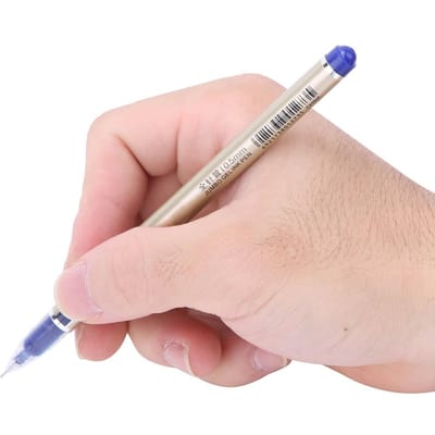 12 stuks Gelink Pen 0,5 mm Grote Capaciteit Vulling Signeerpen Student Kantoorbenodigdheden Blauw blauw