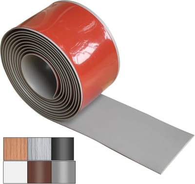 Vloer Overgang Strip - Zelfklevende Vinyl Rand Trim voor Laminaat en Tegels