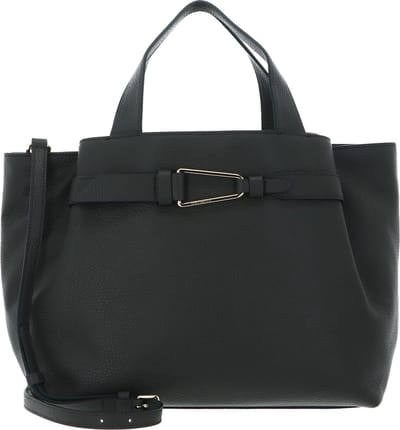 COCCINELLE Leren Schoudertas Malory Handbag Grained Leather Alga Donkergroen