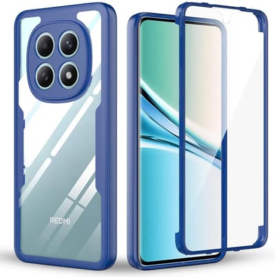 Hoesje geschikt voor Xiaomi Redmi Note 15 4G/5G / Xiaomi Poco M8 - Techsuit ColorVerse 360 Case met Screenprotector - Blauw