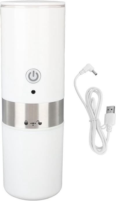 Draagbare Koffiemachine - Reis Espresso Maker - Snelle Koffie Zetten - Capsule en Gemalen Koffie