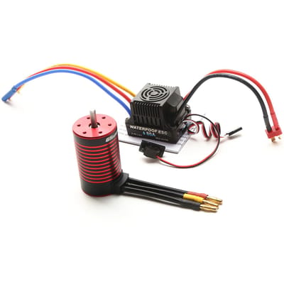 GTSKYTENRC Waterdichte 3660 borstelloze motor 4200KV met 80A borstelloze ESC-vervanging voor TRAX4 2600KV