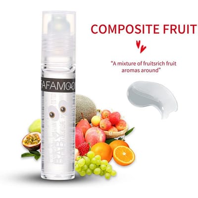 5 Kleuren Rollerball Fruit Smaak Lipolie Hydraterende Lippenbalsem Hydratatie Herstel Lipolie Anti-Droog Gebarsten Transparante Lipolie Lipgloss Lipglazuur