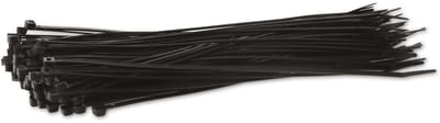 KSS kabelbinderset Polyamide 6.6, zwart, 280x4,8, UV-bestendig, 100 stuks