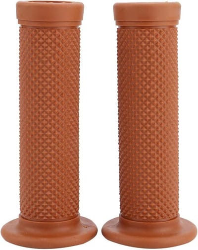 Universele Vintage Motorfiets Stuurgrepen 22mm - Set van 2 Stuks met Ster Decoratie