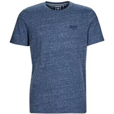 Superdry Essential Logo Emb Tee Heren T-shirt - Blauw - Maat S
