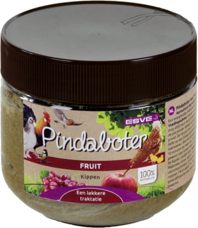 Esve Kippen Pindakaas 300 g - Kippenvoer - Fruit