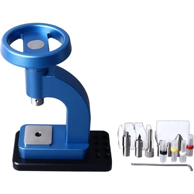 3-in-1 Horloge Reparatiegereedschap Horlogeband Schakel Verwijderaar Bodemdeksel Openwipper Behuizing Drukker Multifunctioneel blauw