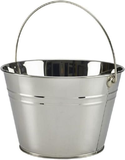 Genware RVS sharing emmer large zilver 25 cm