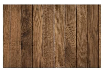 Cosy & Trendy Tafel Placemats - houten planken print - pvc - 44 x 28 cm - Onderleggers - Tafel dekken