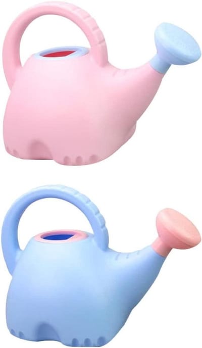 Tuingieter Kinderen - Waterplanten Set - Planten Water Geven - Diervormig Ontwerp - 15 Liter Capaciteit - Blauw Roze