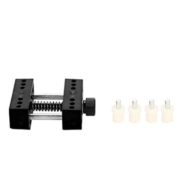 Horloge Reparatie Tool - Kastopener Houder - Horloge Onderhoud - Verstelbare Bouten - 5 x 5 x 5 cm - Zwart