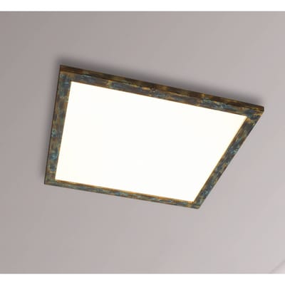 Quitani Aurinor LED paneel, goudkleurig gepatineerd, 68 cm
