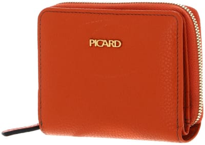 PICARD Leren portemonnee Java 1 Wallet Orange oranje
