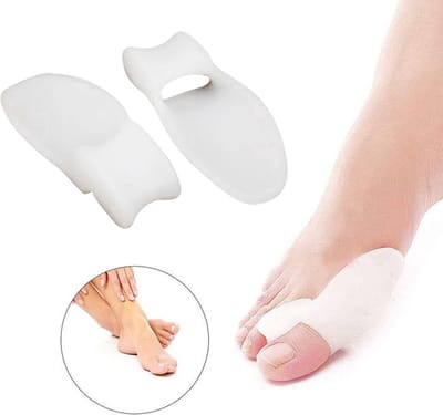 IBBO Shop - Siliconen Gel Thumb - Zachte Teencorrector - Correct Toes - Bunion Beschermer - Hallux Valgus Gel Corrigeerder - Tenenspreiders - Bunion Nacht- en Dagcorrigeerder - Teencorrigeerder - Pijnverlichtende Kussens - Tenenrechters - Paar