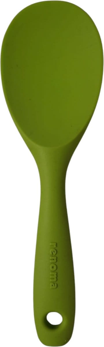 Doodadeals® Siliconen Rijstlepel - Rijst Opscheplepel - Rijstlepel Kunststof - Groen - 1 stuk