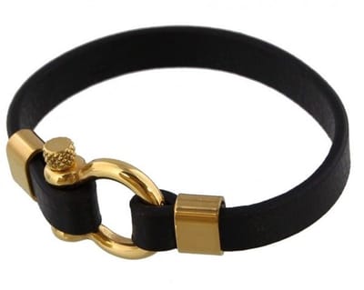 Bijoutheek Armband (Sieraad) Bohemian Flowers Zwart