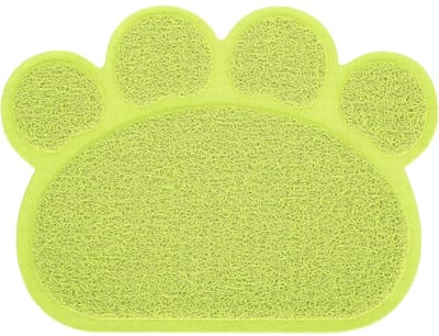 Famanu – Kattenbakvulling Mat - Waterdichte Urinebestendige Kattenbakken Trapper Mat Voerbak Placemat Kattenbakvulling Trapping Pad Kattenbakvulling Catcher (klauwvorm)