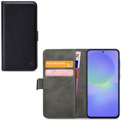 Mobilize Telefoonhoesje geschikt voor Samsung Galaxy A37 Hoesje | Mobilize Classic Gelly Wallet Bookcase Portemonnee | Pasjeshouder voor 2 Pasjes | Telefoonhoesje voor Pinpas / OV Kaart / Rijbewijs - Zwart