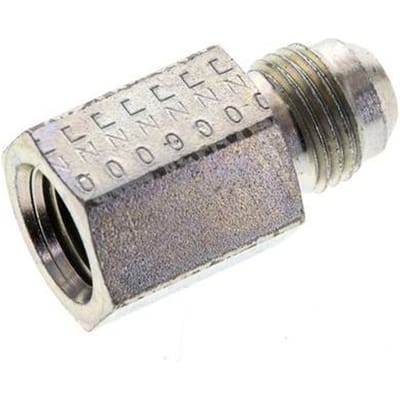JIC  Verloopnippel UNF 9/16''-18 Buitendraad X 1/4'' NPT Binnendraad Staal 275bar