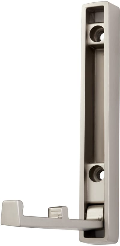 SOTECH Klaphaak VALVOLE Hoogte: 120 x Breedte: 16 mm RVS-look, moderne kapstokhaak van spuitgietzink, ruimtebesparende kapstok ideaal voor caravans