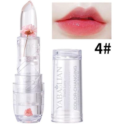 Magic Jelly Flower Lipstick Temperatuurveranderende Lip Blam Transparante Hydraterende Lipgloss Koreaanse Cosmetische Gereedschappen Groothandel WBL 20g7.4cm*2.1cm
