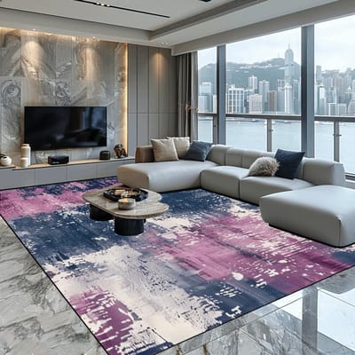 Moderne Abstracte Woonkamer Grote Vloerkleed Decoratie Huis Tapijt Zachte Flanellen Tapijten voor Slaapkamer Antislip Bankzijde Vloermatten 80*120cm