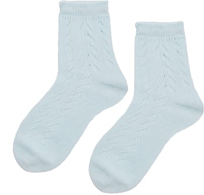 iN ControL 2pack licht blauwe jacquard sokken 23/26