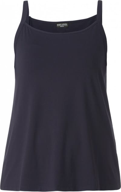 BASE LEVEL CURVY Alexa Top - Dark Blue - maat X-0(44)