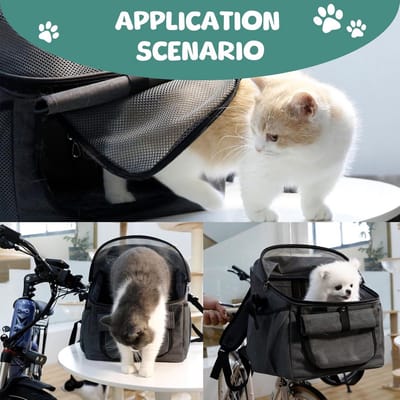 Fietsmand Hond Achter - Hondenfietsmand Bagagedrager - Honden en Katten - Fietsmand transport