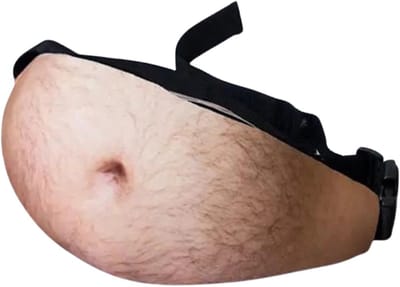 Verstelbare Heuptas voor Mannen, 3D Geprint Design, Ideaal voor Festivals en Outdoor Activiteiten
