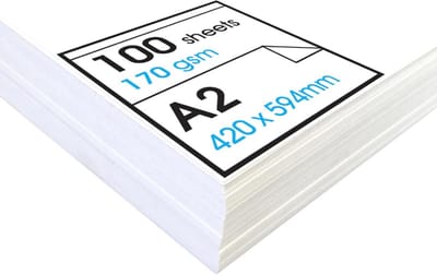 Cartridge Papier A2 voor Tekenen - 170gsm - Ideaal voor Droge Media