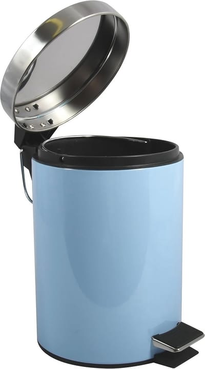 Pastelblauwe Pedaalemmer Vuilnisemmer - 3 Liter - Met Uitneembare Binnenemmer